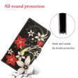 Wonderland Samsung Galaxy S21 Plus flip case - Red and White Flowers For Sale