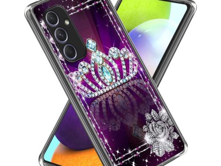 Deco Samsung Galaxy A54 phone cover - Diamond Crown For Cheap