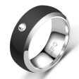 Smart editable stainless steel multifunctional NFC ring - Black   6# Supply