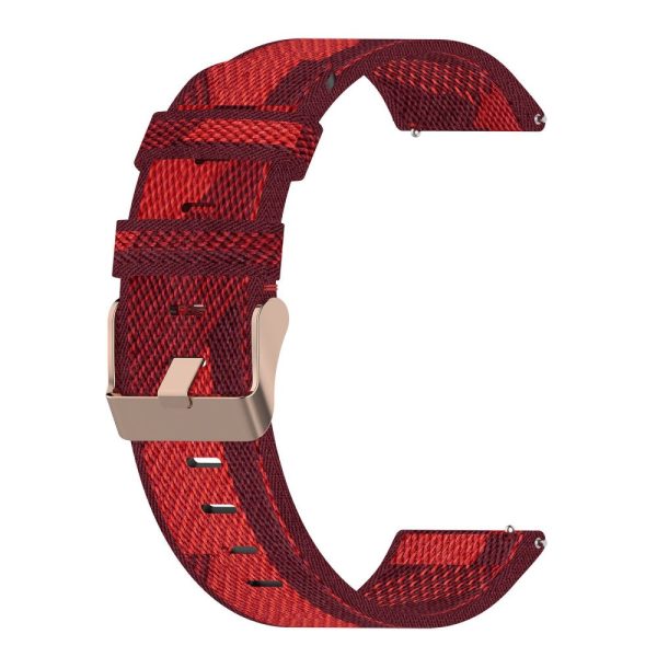 18mm Universal nylon watch strap - Red Stripe Online Sale