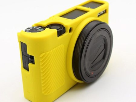 Sony DSC-RX100 Mark III IV M3 M4 soft silicone protective case - Yellow Discount