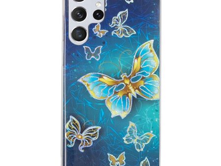 Deco Samsung Galaxy S23 Ultra case - Electroplated Butterflies For Discount