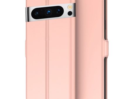 Smooth and thin premium PU leather case for Google Pixel 8 Pro - Rose Gold Cheap