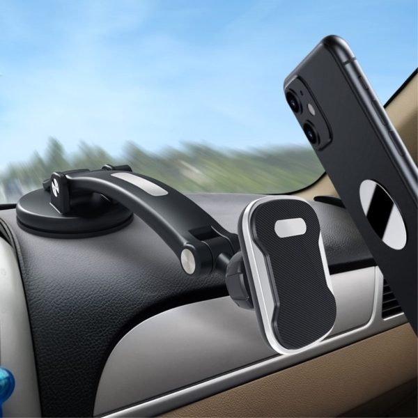 CT15 long arm rotatable magnetic car phone holder Online Sale