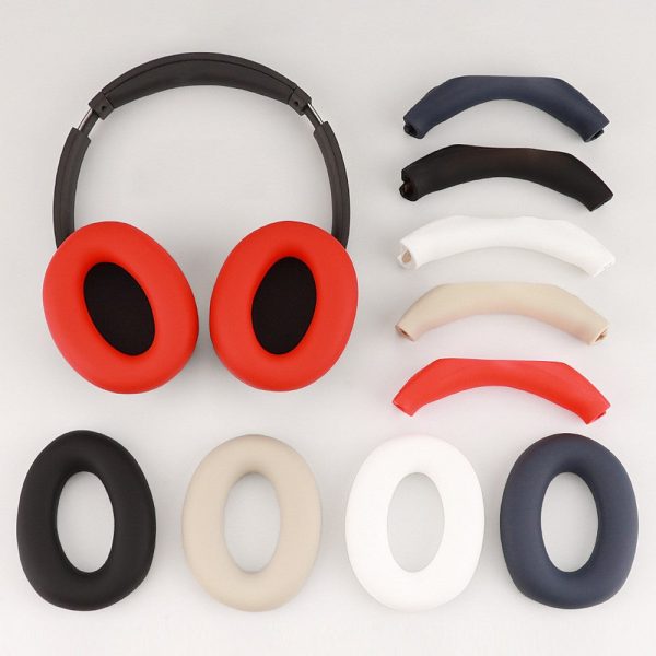 1 Pair Sony WH-CH720N silicone earpad with head band cover - White Online now