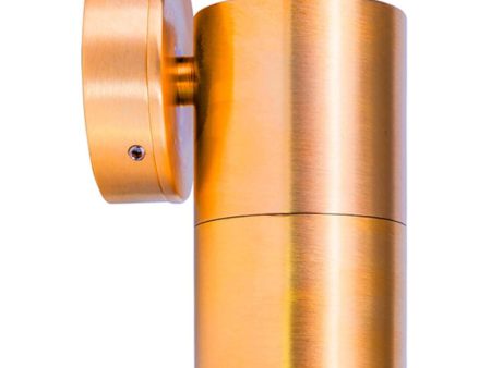 Tivah Solid Brass TRI Colour Fixed Down Wall Pillar Light Havit Lighting - HV1155T-HV1157T Supply