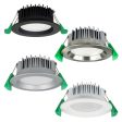 75mm LED Downlight 10w Black, Chrome, Silver, White CCT ICDLR1090, ICDLR10WCCT Eurotech Hot on Sale