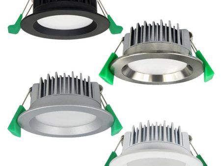 75mm LED Downlight 10w Black, Chrome, Silver, White CCT ICDLR1090, ICDLR10WCCT Eurotech Hot on Sale