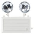 Twin Spot 2 x 3w Emergency Light in Matt White Discount