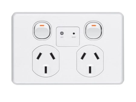 Double Powerpoint with Wi-Fi Extender in White Online Hot Sale