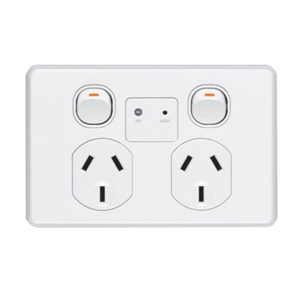 Double Powerpoint with Wi-Fi Extender in White Online Hot Sale